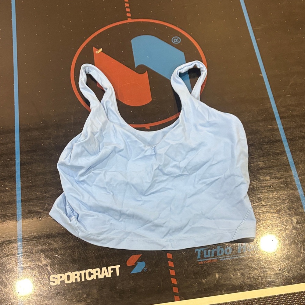 Lululemon Athletica Light Blue Crop Top